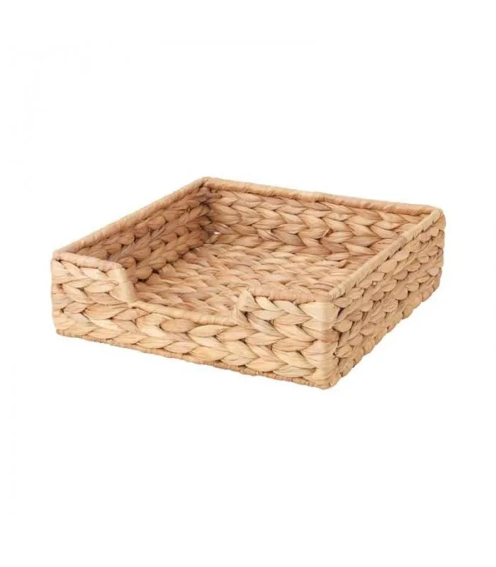 جا دستمالی حصیری ایکیا مدل CISSAN با ابعاد 23×23 سانتیمتر