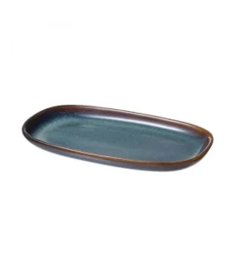 دیس سرامیکی ایکیا مدل GLADELIG سایز 20×13 رنگ آبی
