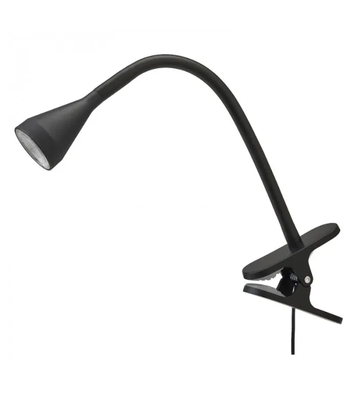 چراغ مطالعه گیره دار LED ایکیا مدل NAVLINGE با طراحی مدرن
