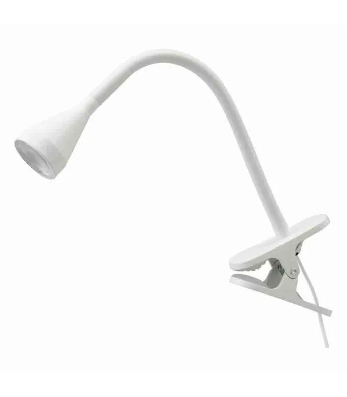 چراغ مطالعه گیره دار LED ایکیا مدل NAVLINGE سفید